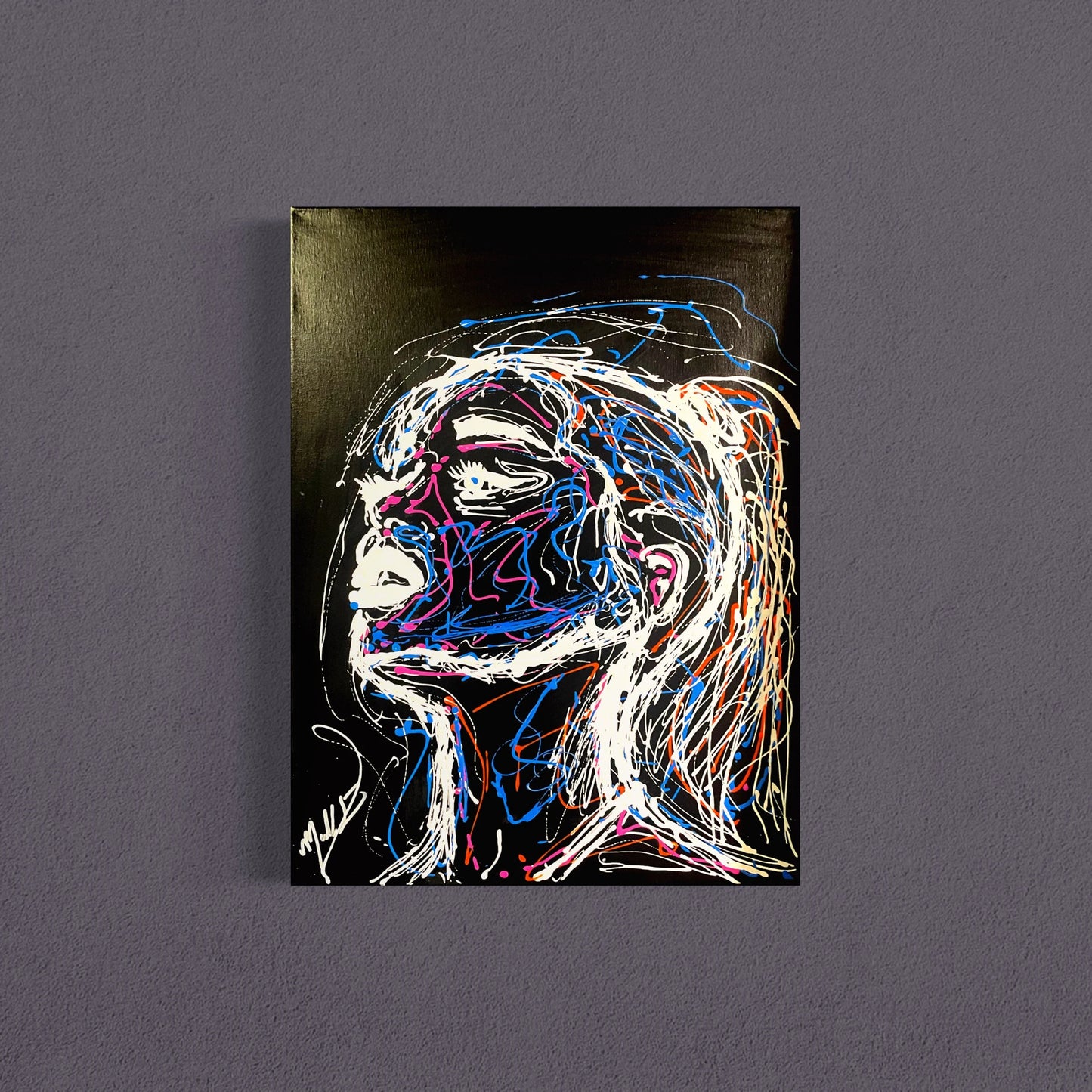 Woman in the night